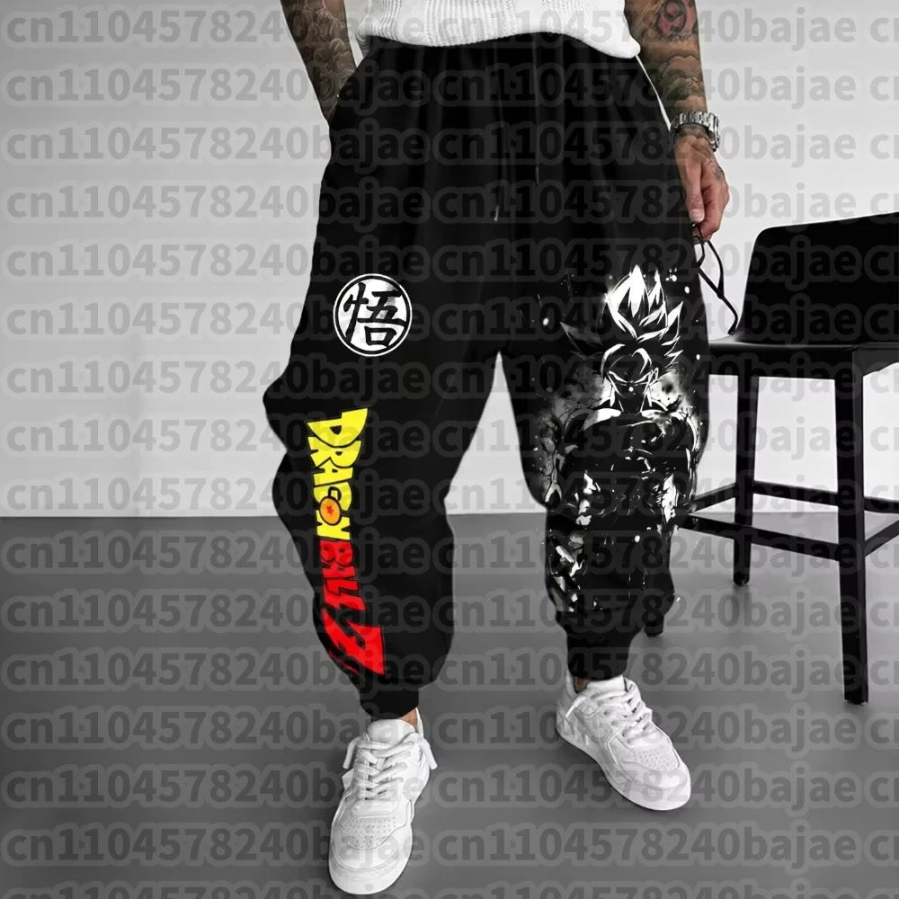 Dragon Ball Men's Jogger Pants | Majin Buu Graphic | Harajuku Style | Sizes S-XXL