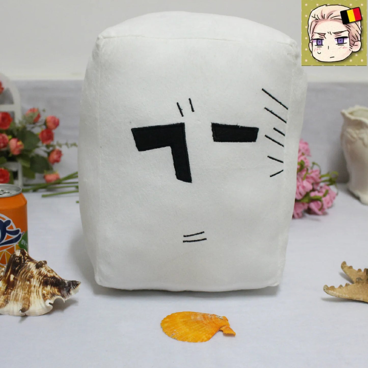 Anime Plush Pillow Bandai | Hetalia Character Plush | Mochi Soft Plush