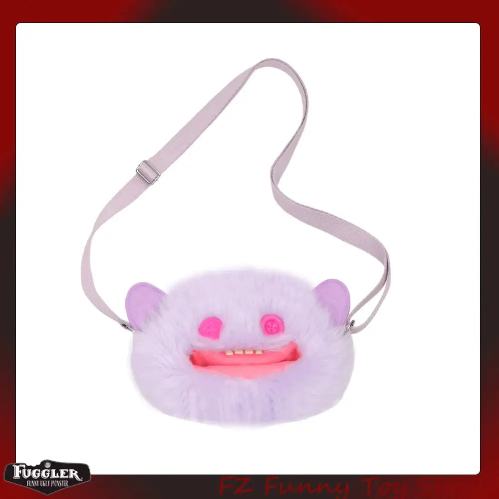 Fuggler Original Plush Shoulder Bag Big Head Screech Wide Eyed Weirdo Ugly Tooth Monster Crossbody Furry Backpack Birthday Gift - ToylandEU
