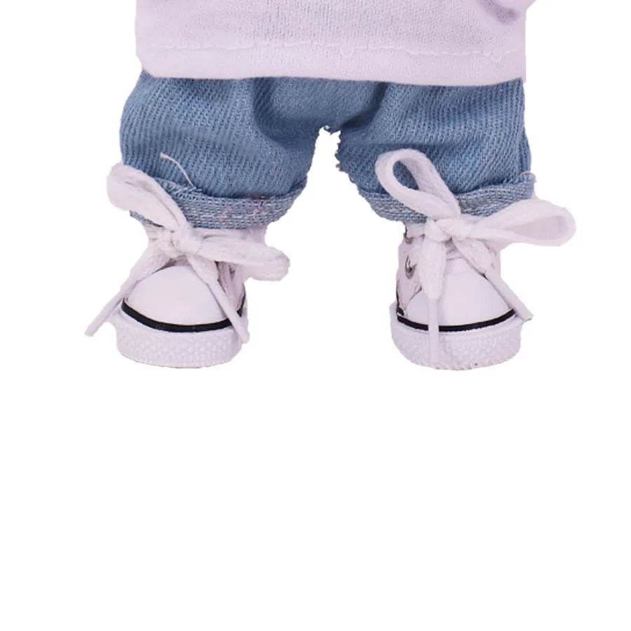 Doll Sweater Overall Shoes 3Pcs Set For Labubu Clothes - ToylandEU