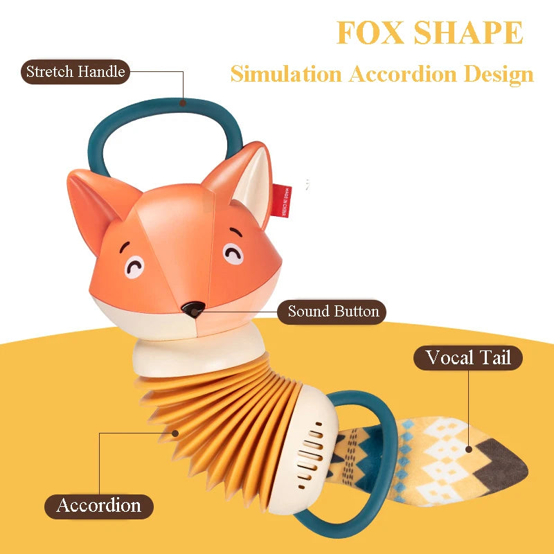 2022 New  Fox Accordion Toy for Kids - ToylandEU