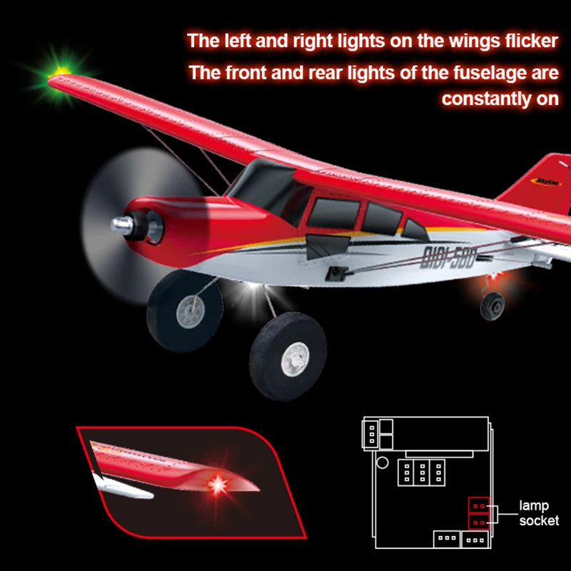 Qidi560 Moore M7 Off-road RC Airplane for Kids - Brushless Remote Control Aircraft Model with EPP Foam - Indoor-Outdoor Toy for Children