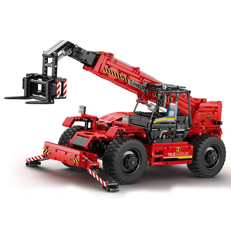 Telescopic Arm Forklift Vehicle with High Tech RC Mechanical Engineering - ToylandEU