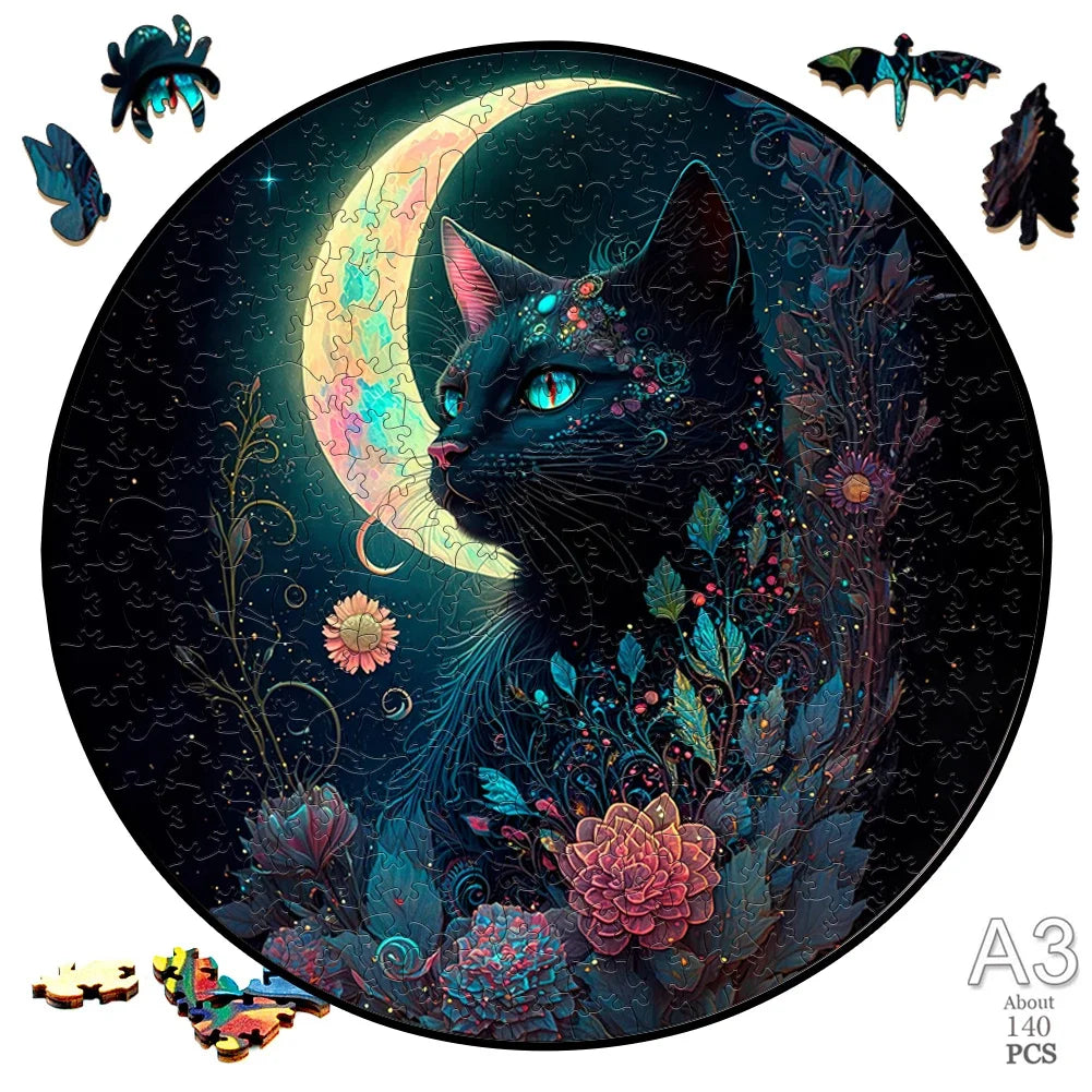 3D Wooden Puzzle | Universe Fantasy Theme | Animal Style | One Size