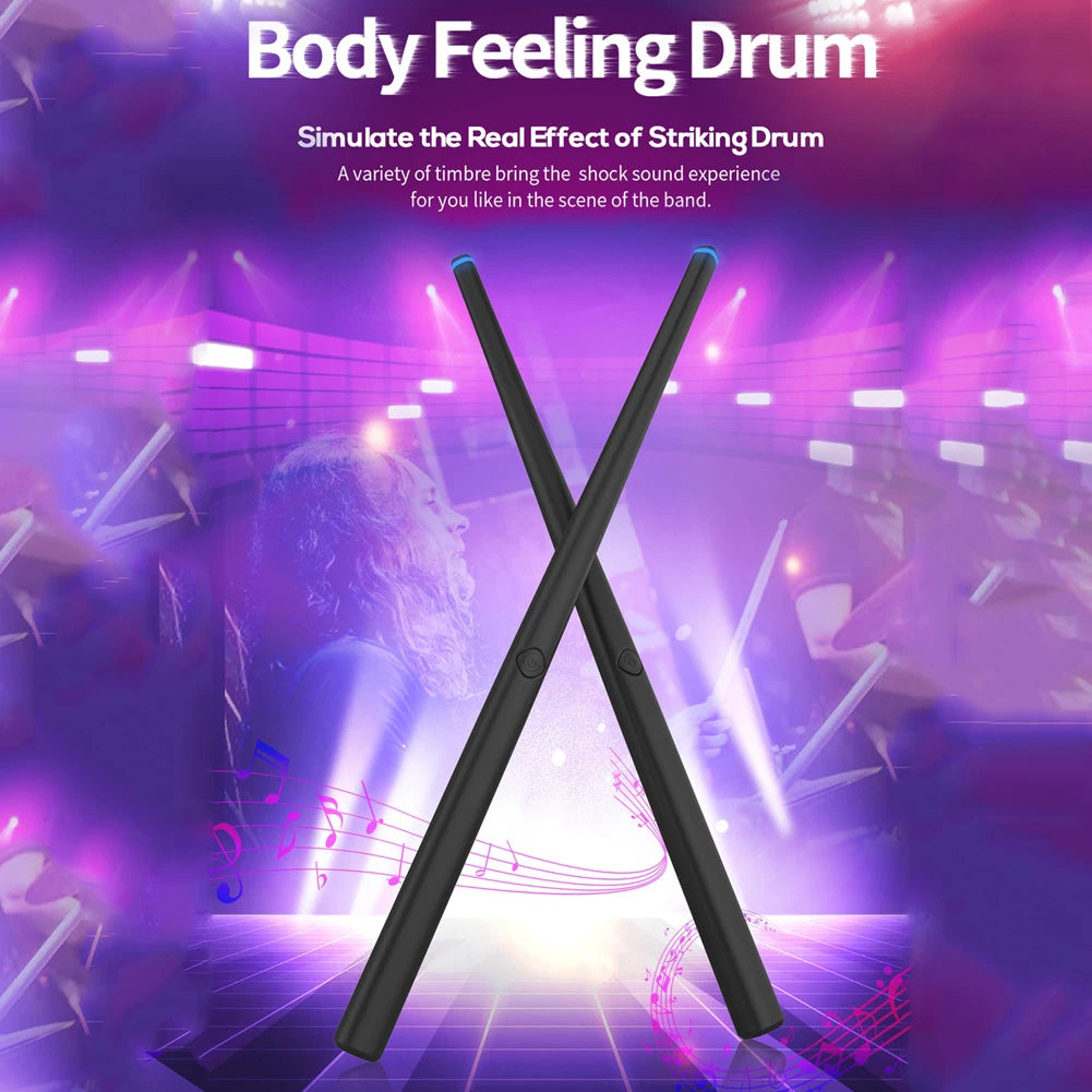 Electronic Air Drumsticks Pro Kit With Virtual Drum Set