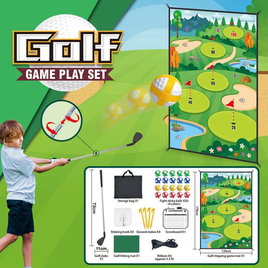 Children's Detachable Steel Golf Set with Score Board - ToylandEU