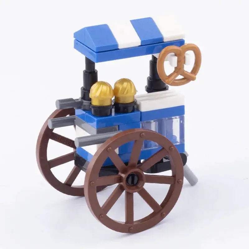 MOC City Series Scene Building Blocks Flower Shop Garden white poplar Men's restroom DIY Kids Toys Park Bench Street Lamp Toys - ToylandEU