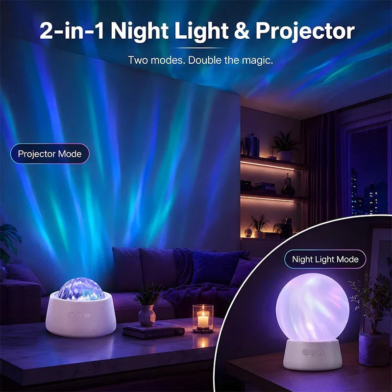 Galaxy Light Projector | 7 Light Patterns | Battery Included | Bedroom Gift
