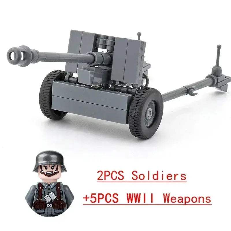 Lego Compatible Military Building Blocks Set With Weapons - ToylandEU