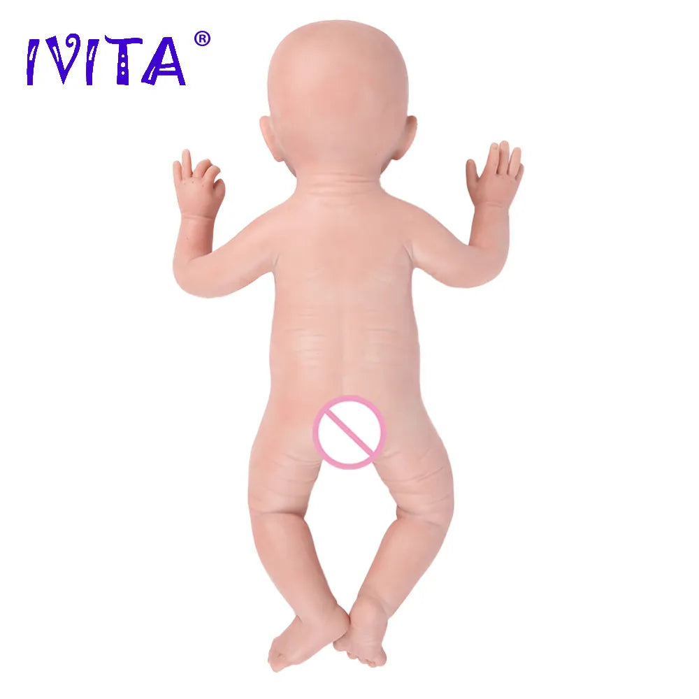 Realistic 19-inch Full Body Silicone Reborn Baby Doll - ToylandEU