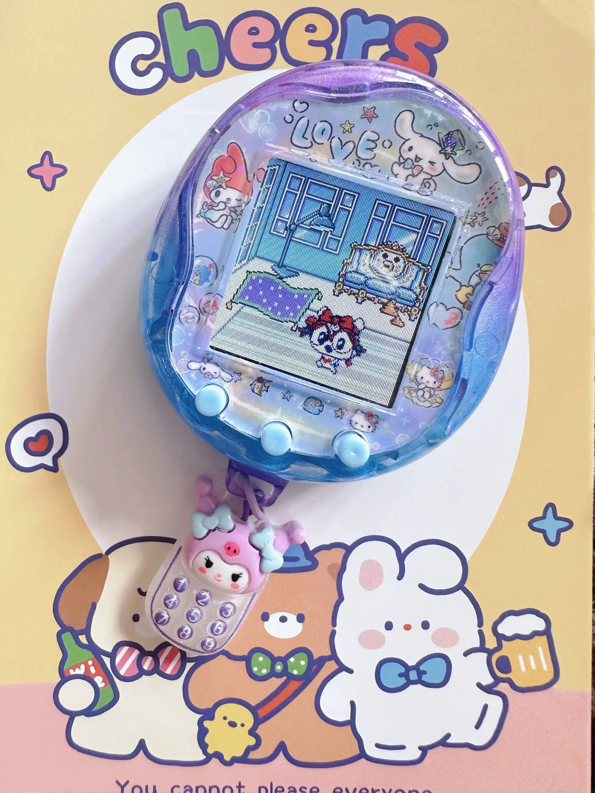 Bandai Tamagotchi Uni Electronic Pet Color Panel Film Panel Paper Soft Film Directly Paste The Machine Without Disassembling It - ToylandEU