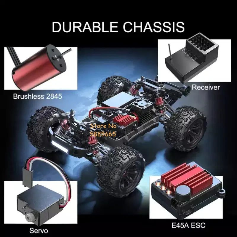 Brushless RC Car 1:16 Scale Off Road 80kmh Racing Edition