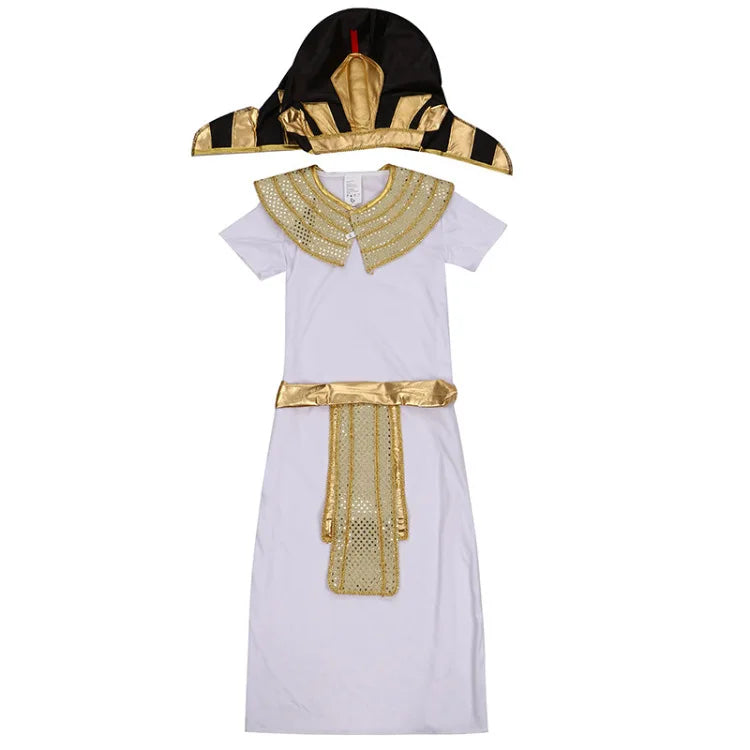 Majestic Pharaoh Costume for Kids - Perfect for Halloween & Performances