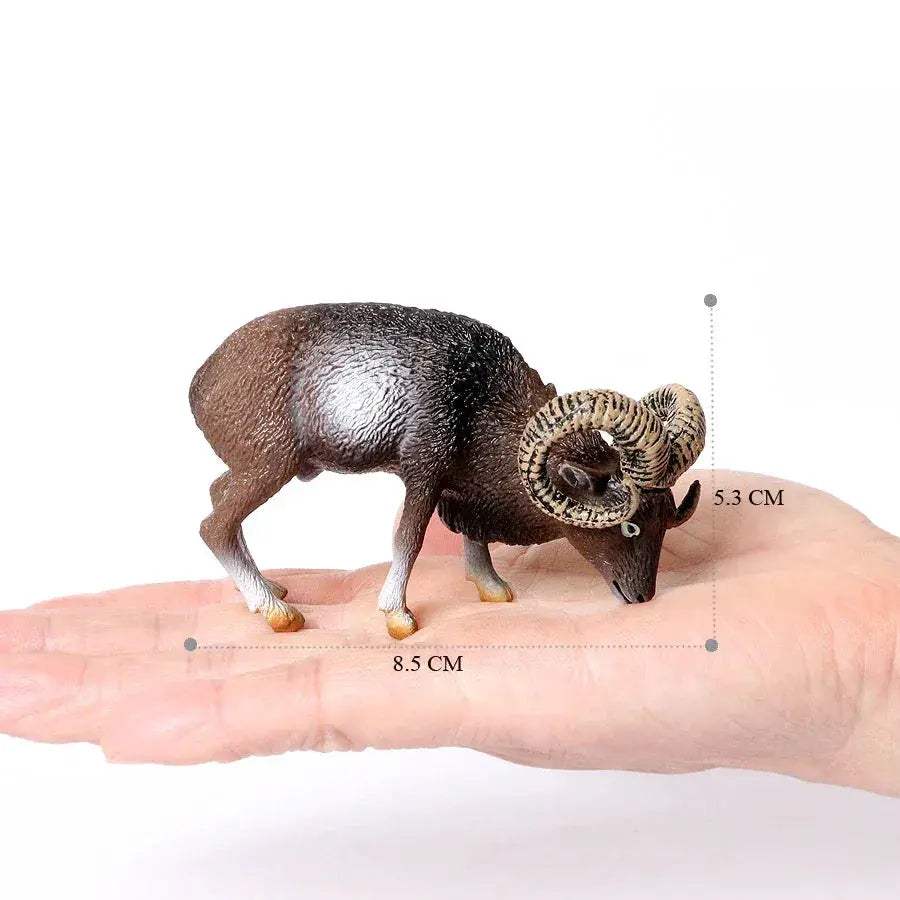 Realistic Farm Animal Figures Set Sheep Goat Antelope Models - ToylandEU