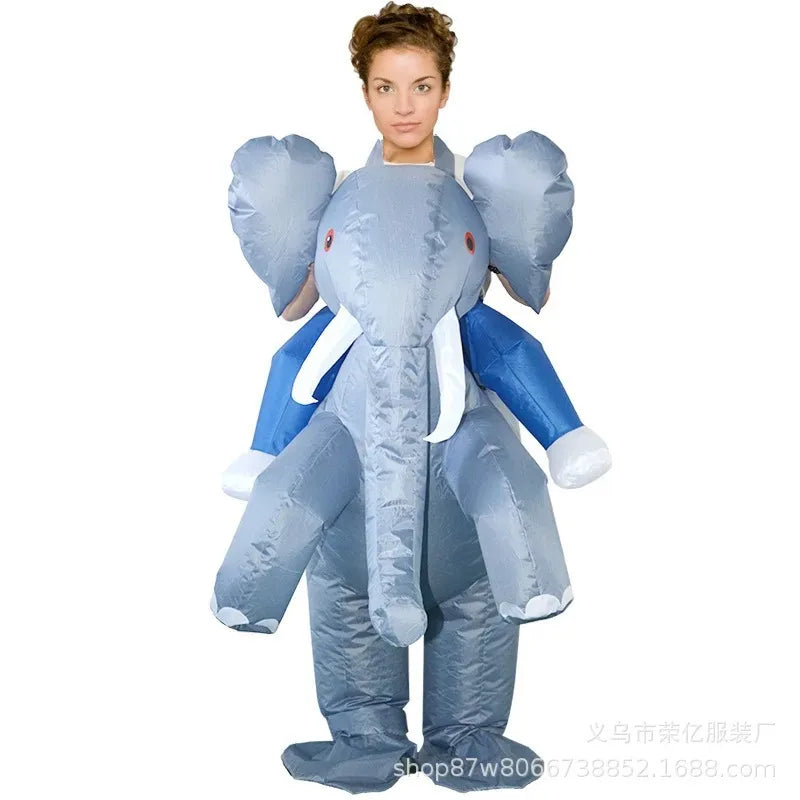 Jockey Costume Inflatable | Shark Dino Chicken & More Animal Styles