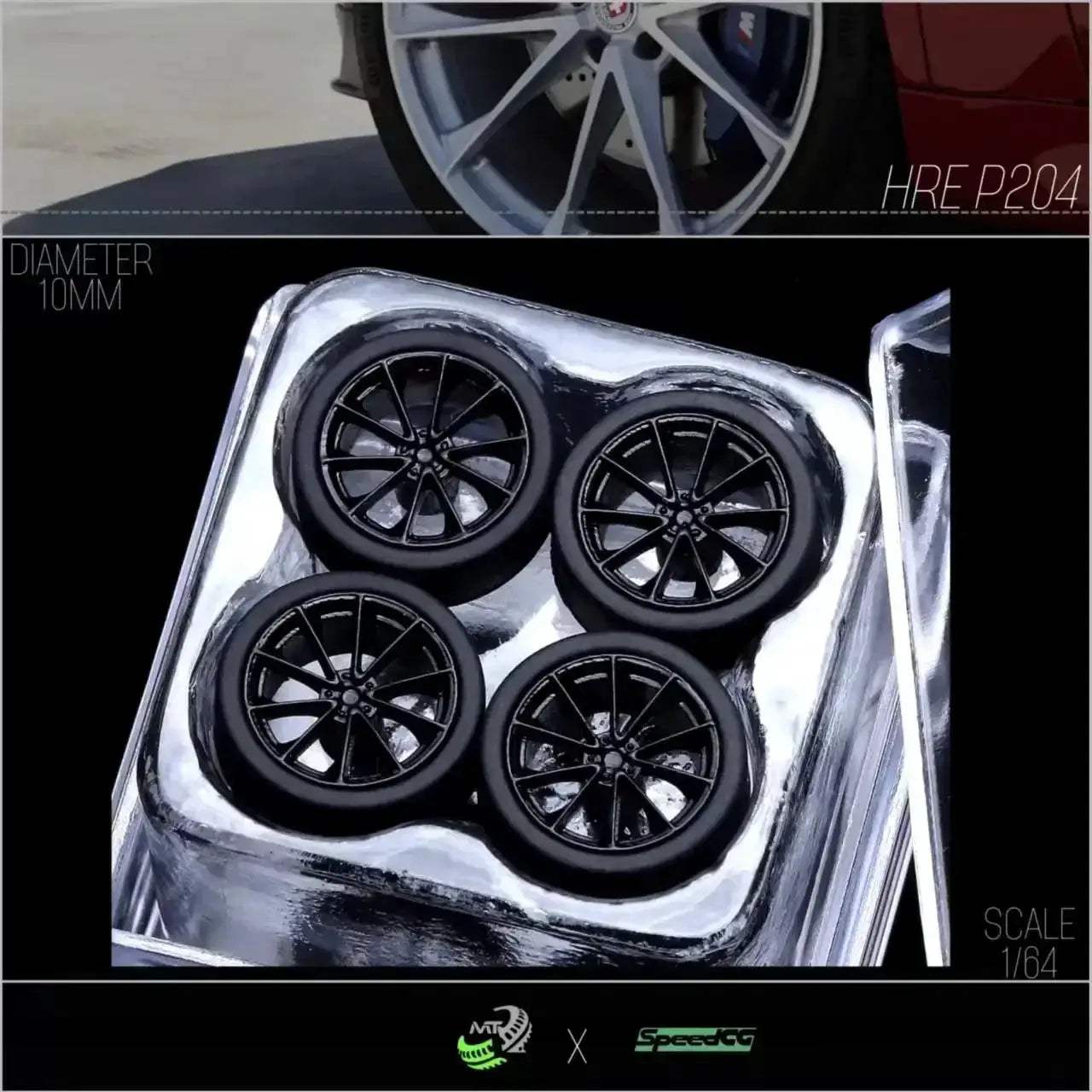 Diecast 1 64 Scale Wheels With Premium Rubber Tires - ToylandEU