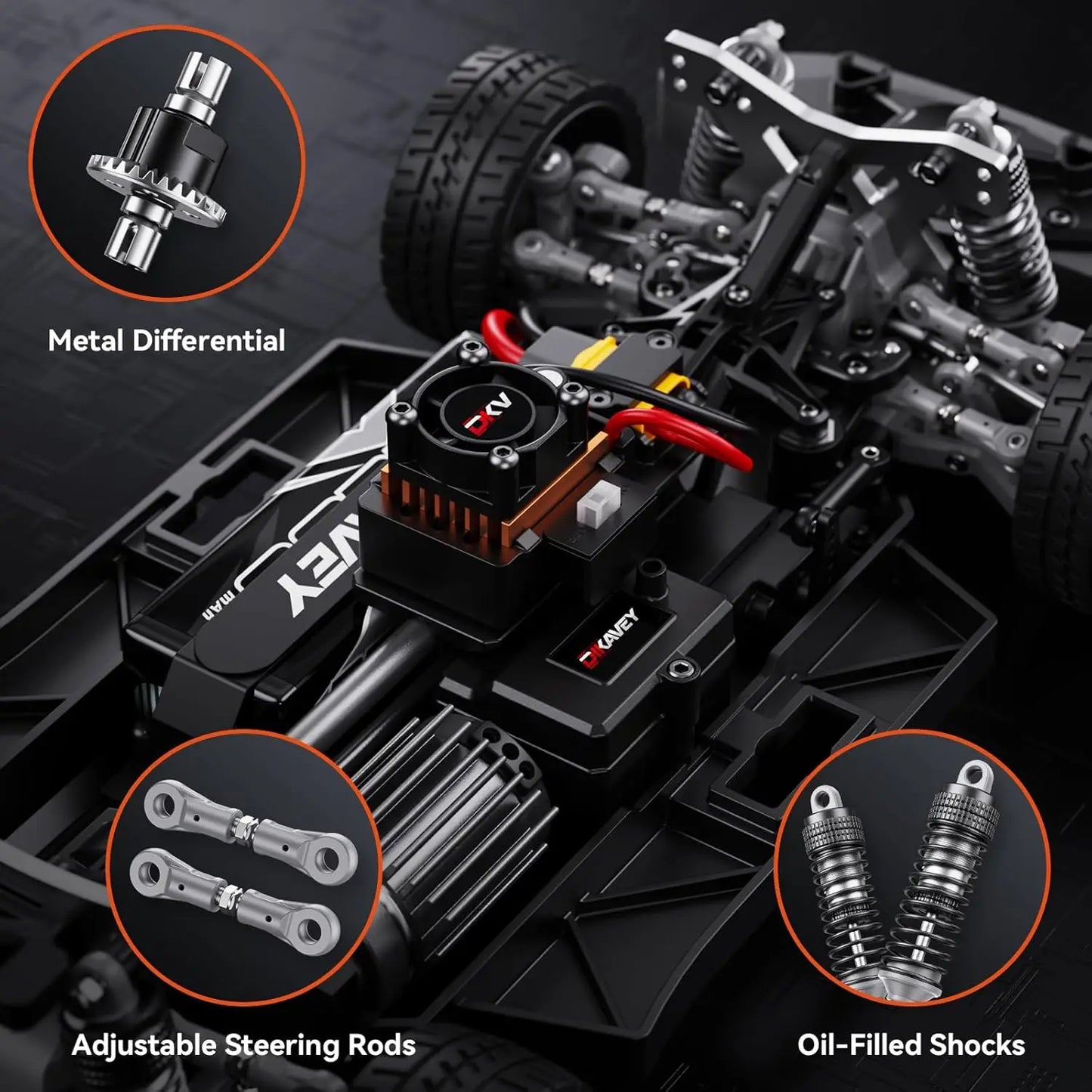 One Twelfth RC Rally Car 50 MPH Brushless 4WD Racer