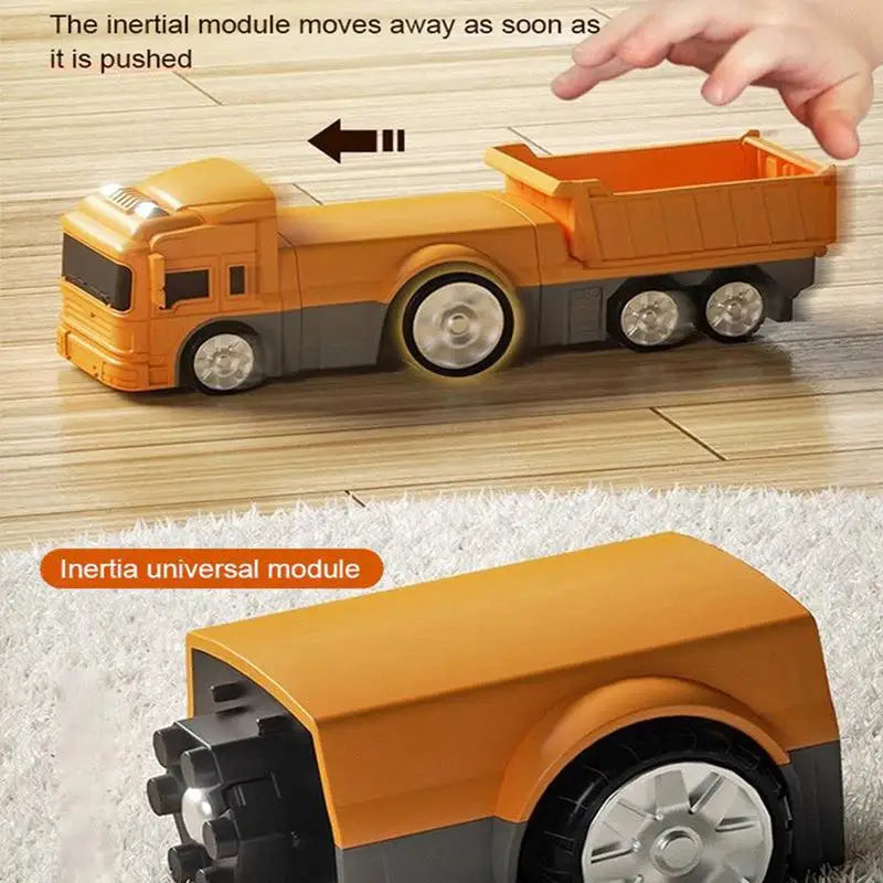 Magnetic Transforming Robot Car - Fun Construction Toy for Kids