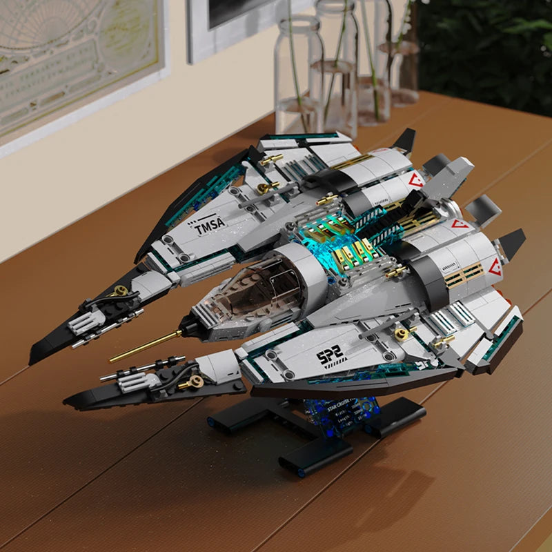 Galaxy Starship Building Block Set | 1400-Piece | Lego Compatible