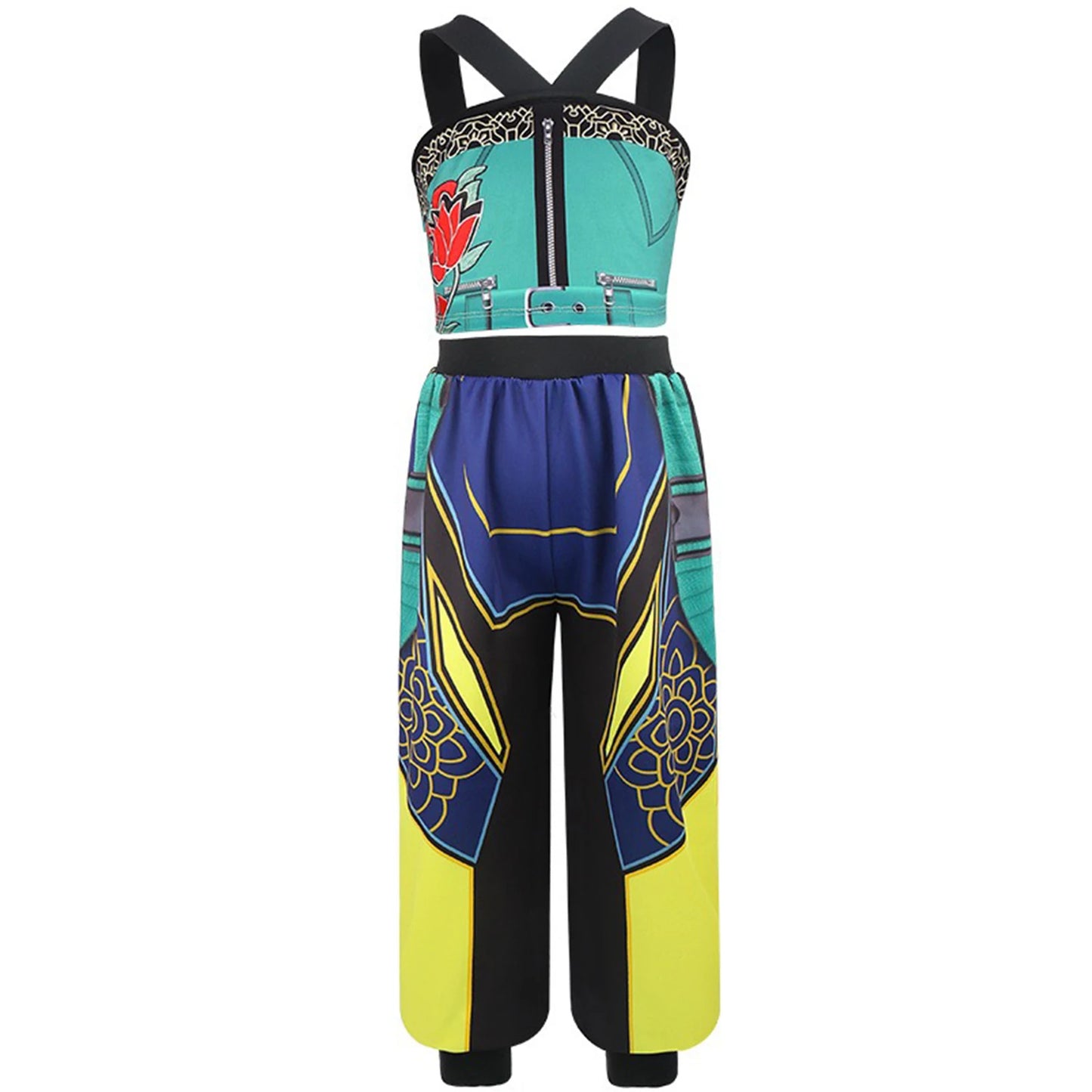 Girls Kpop Costume | Cotton Blend | Age 7 13 | Concert Stage Dress