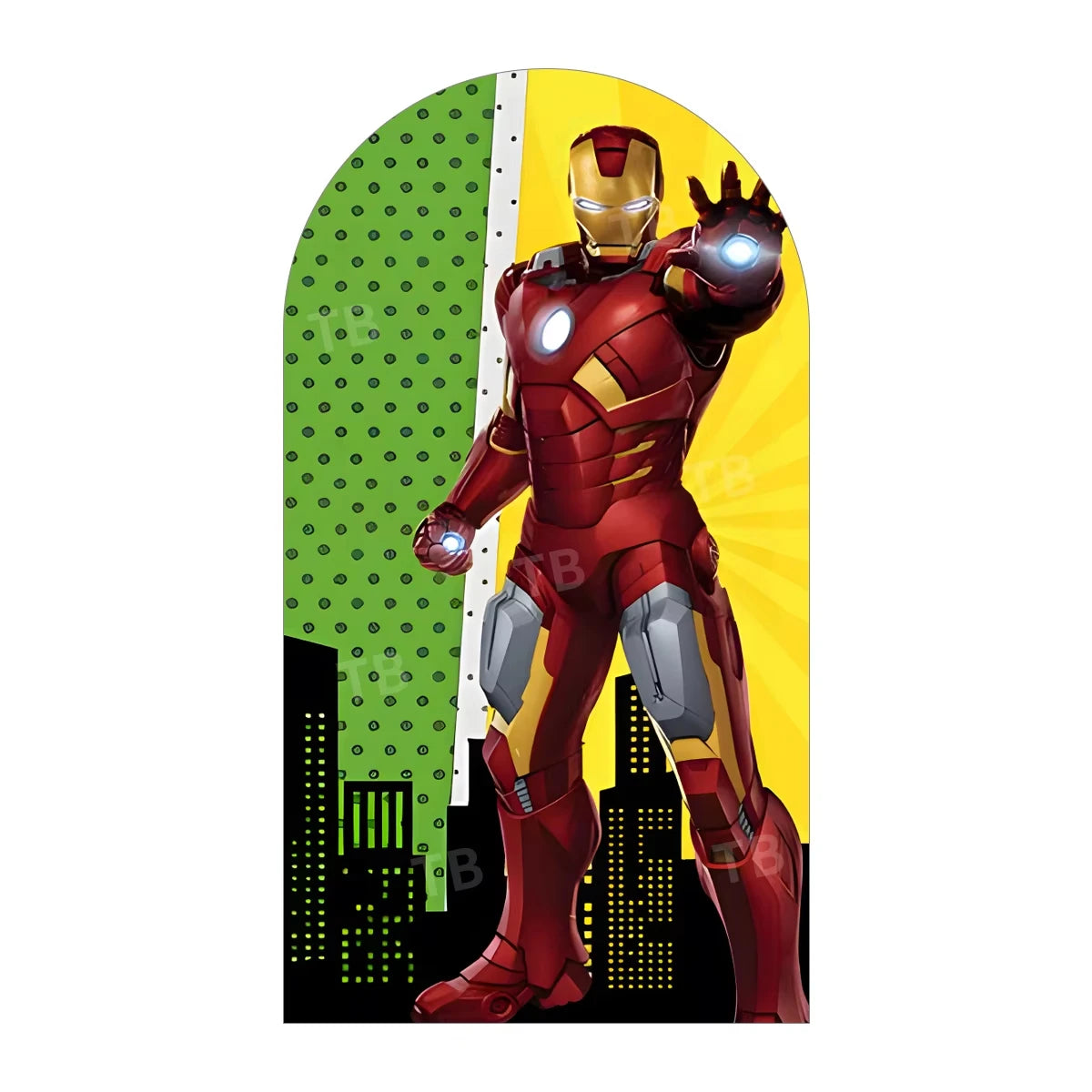 Backdrop | Marvel Avengers Theme | Custom Name | 7x5ft
