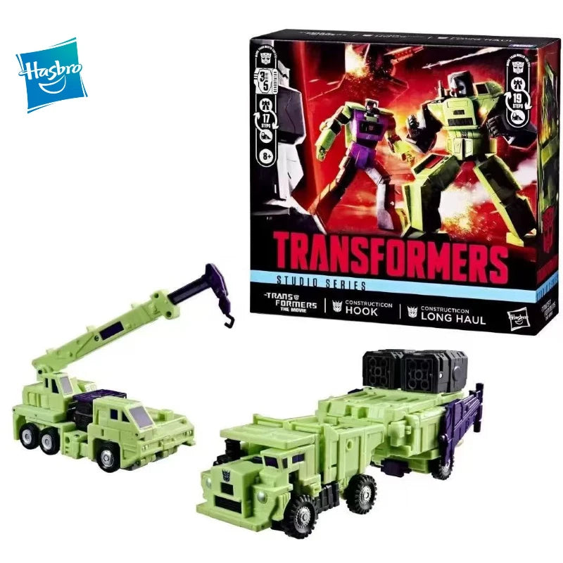 Transformers Figures | Devastator Team | Commander Scale | Long Haul Hook Duo