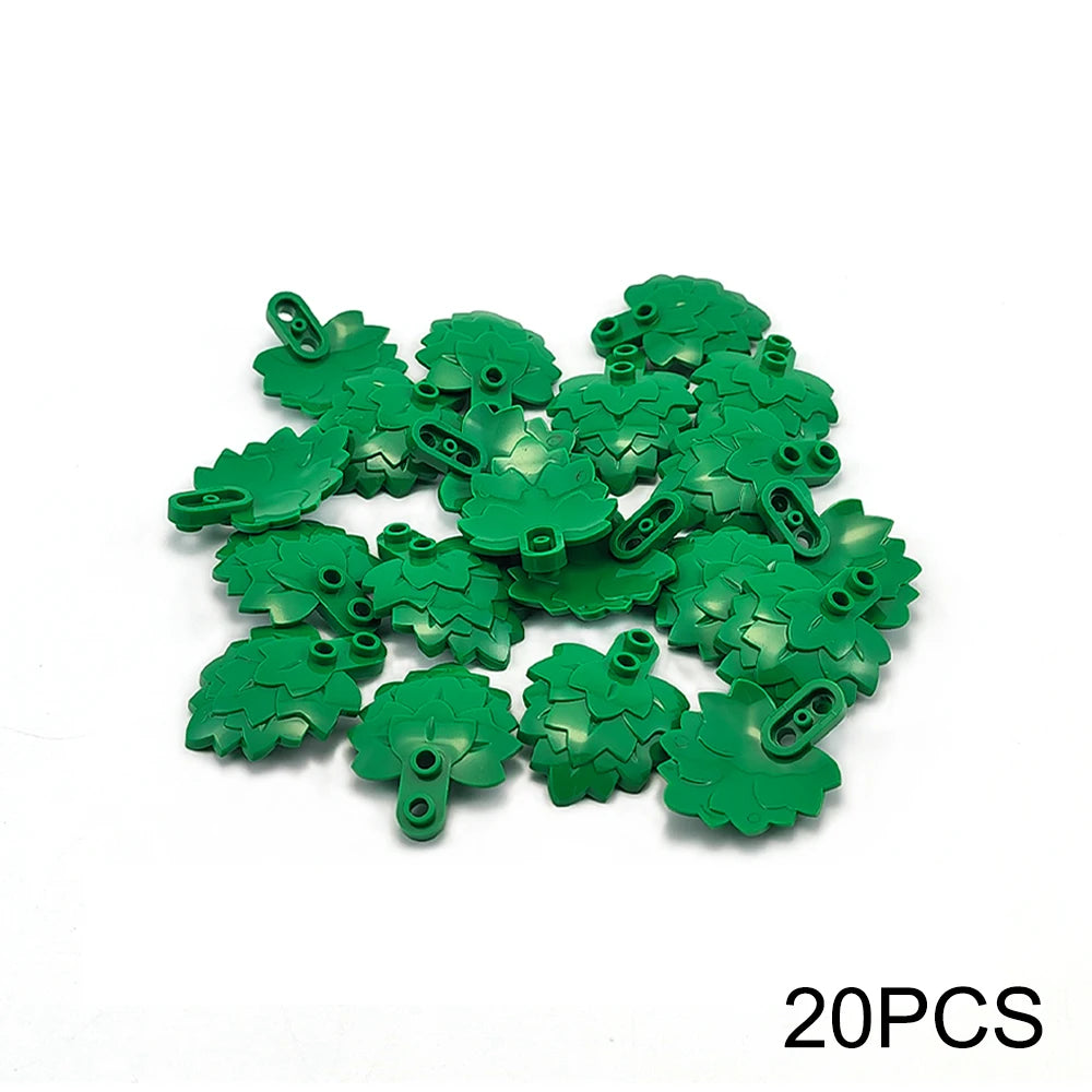 Block Trees | Compatible Brick Design | Plastic Garden Style | Unisex Model