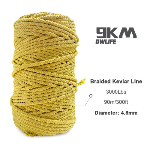 High Strength 100% DuPont Braided Kevlar Line - Versatile Outdoor Utility Rope ToylandEU.com Toyland EU