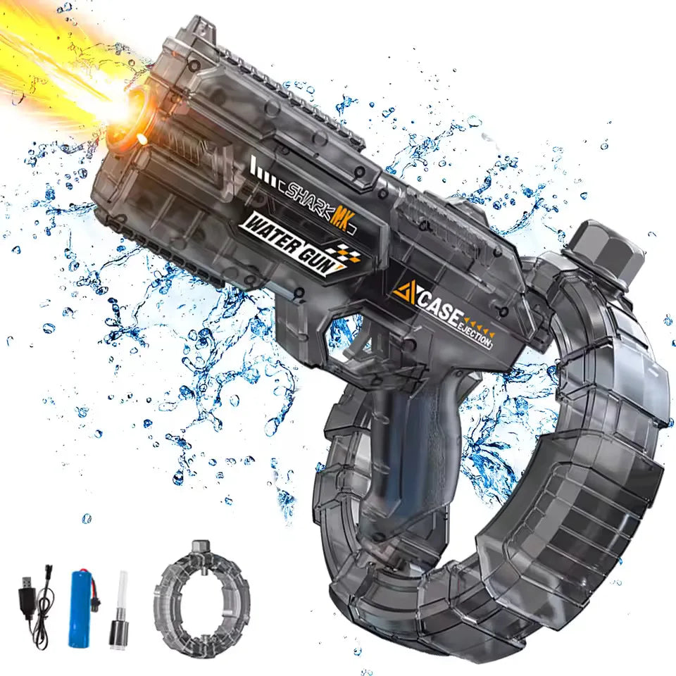 Space Electric Water Gun With LED Lights And Large Capacity