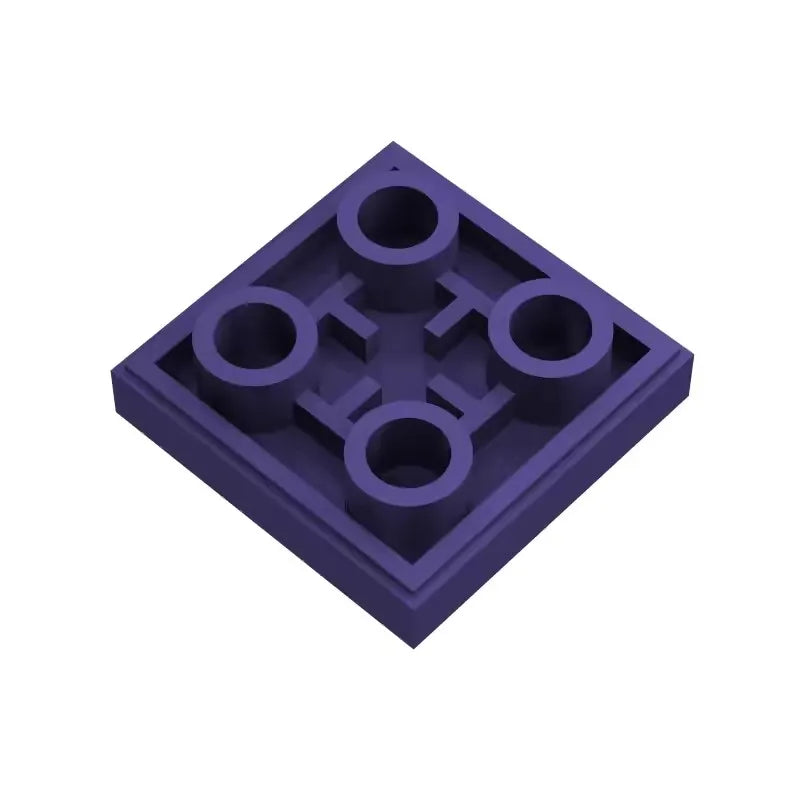 Lego Compatible Bricks | Tile Modified 2x2 Inverted | Part 11203 100 Pieces
