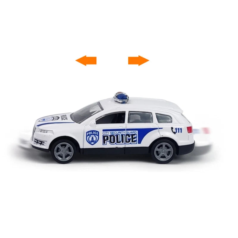 Alloy Simulation Police Car Educational Toy for Kids - ToylandEU