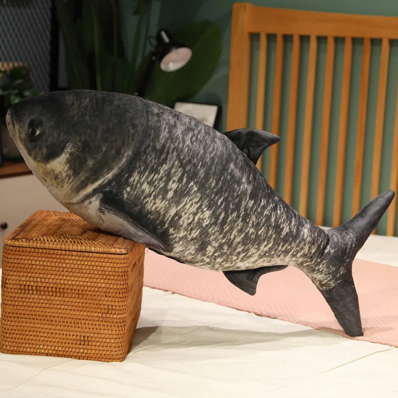 Fish Throw Pillow | 3D Tucked Legs | Toylandeu™