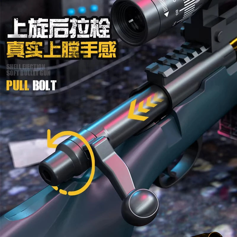 Toy Gun | Soft Bullet | M24 Sniper Style | 14+ Years