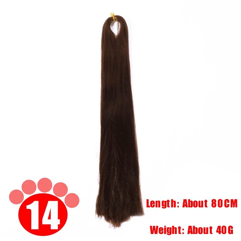 Premium BJD SD Doll Wig Milk Silk 80CM Anti Mohair For Dolls - ToylandEU