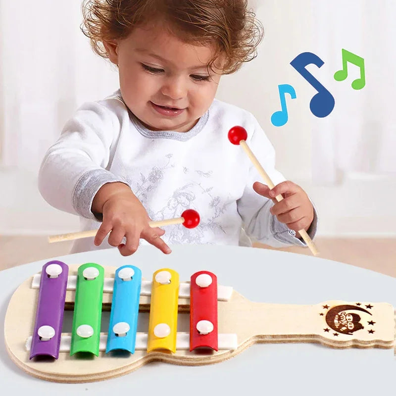 Montessori Wooden Toys for Babies 1 2 3 Years Music Instrument Toys - ToylandEU