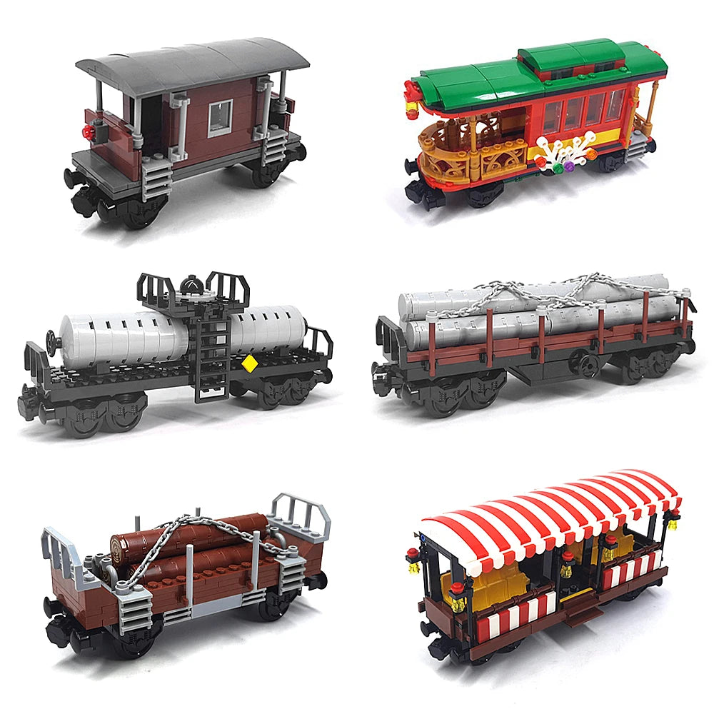 Lego City Train Blocks | Small Blocks | Carriage Set | Base Wheel Parts