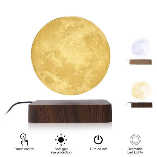 Levitating Moon Lamp with 3D Printing Technology - ToylandEU