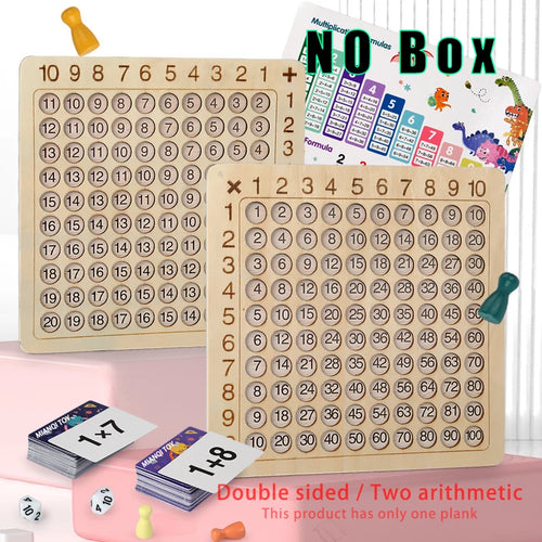 Montessori Wooden Math Board Toy for Multiplication and Addition ToylandEU.com Toyland EU