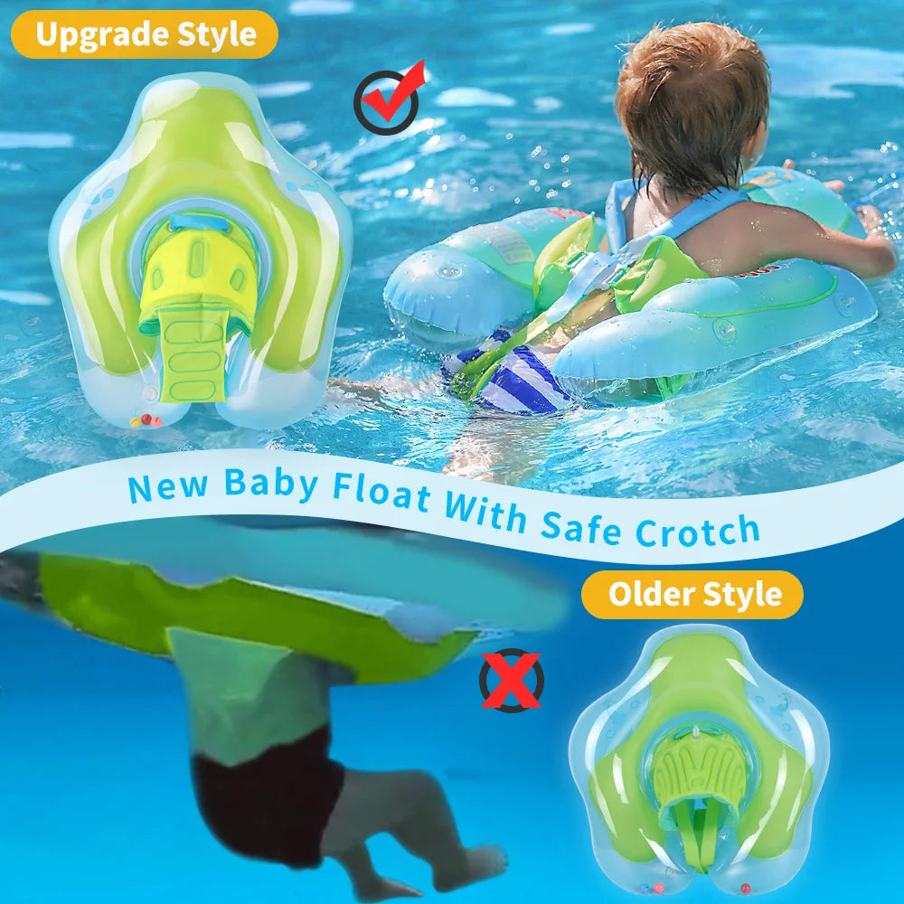 Swimbobo Inflatable Baby Pool Float - Safe Fun for Ages 0-6!