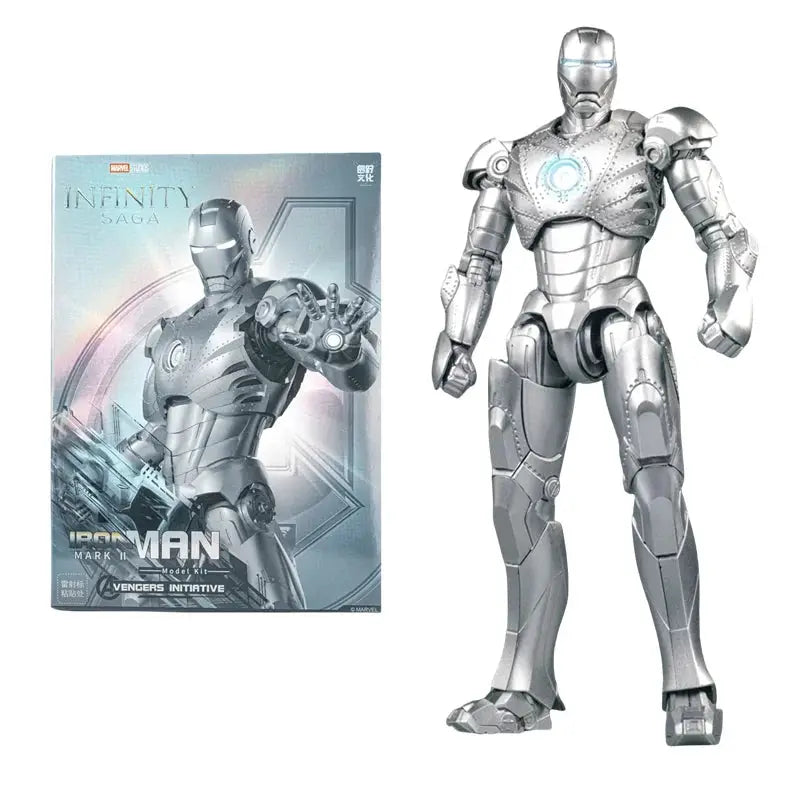 Fondjoy Iron Man Tony Stark MK1 MK2 MK3 MK4 MK5 MK6 MK7 Action Figure Toys Model Collect Garage Kit Children Birthday Gifts - ToylandEU