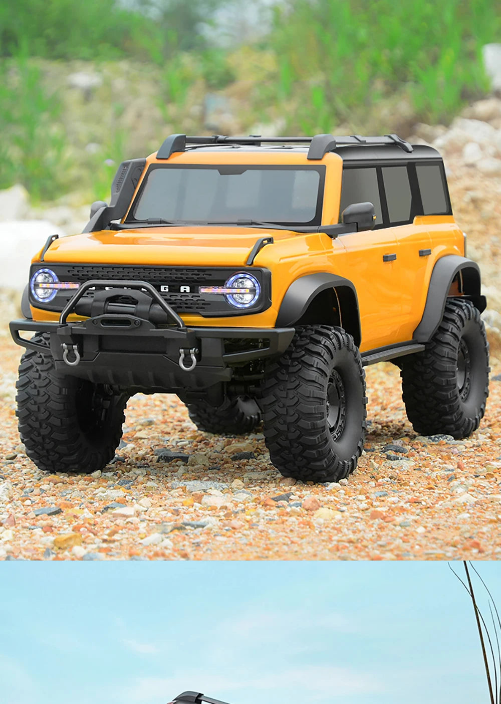 RC JMRC HB-R1001 1/10 Scale 4WD Remote Control Electric Climbing Truck - Professional RC Crawler with 2.4GHz Technology