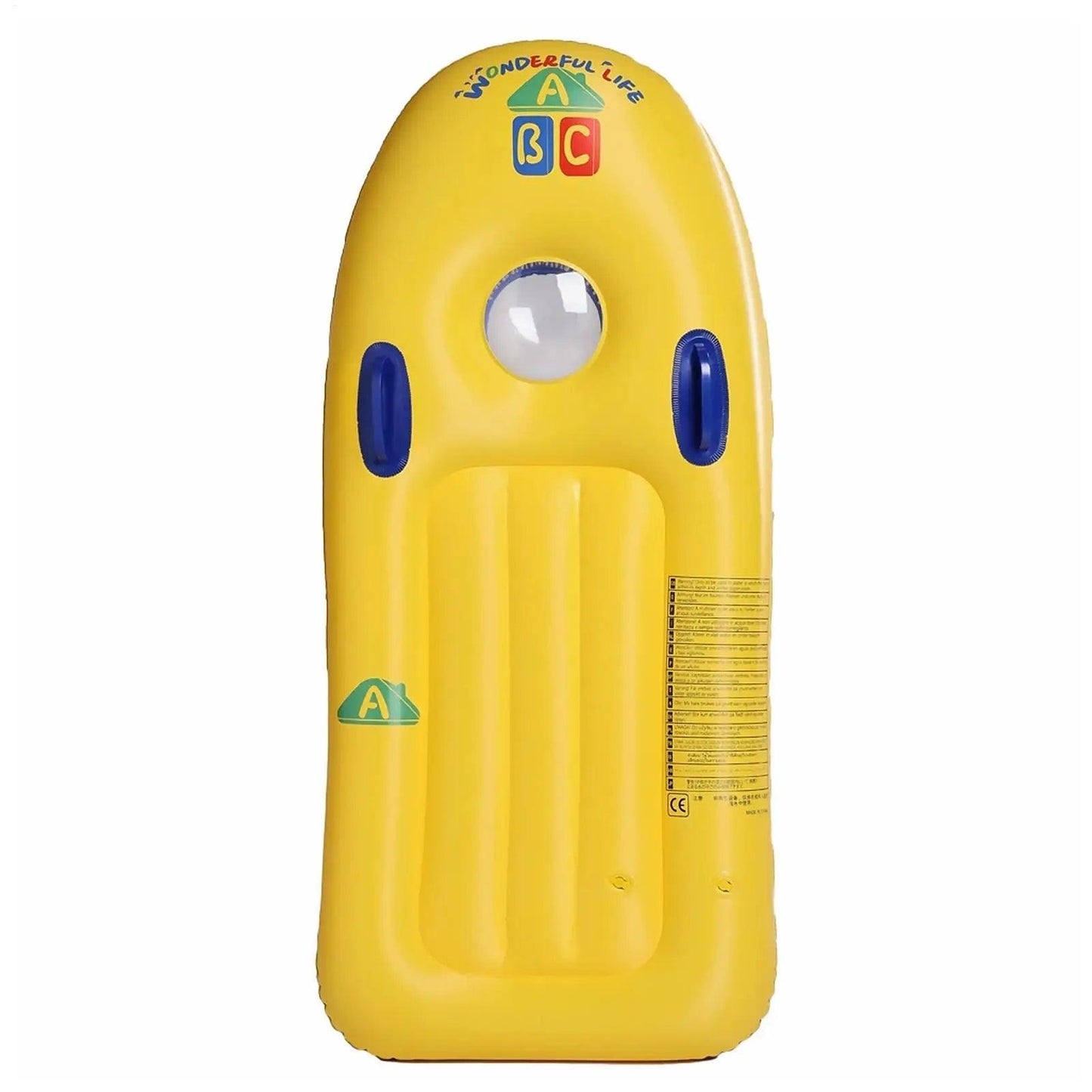 Inflatable Surf Body Board | With Handles | For Kids | One Size