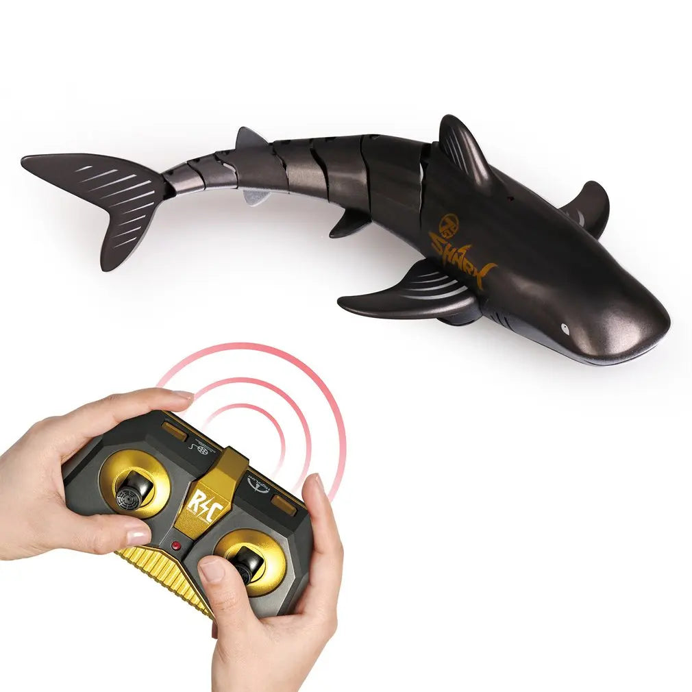 RC Remote Control Whale Boat Toy with Enhanced Motor and 2.4Ghz Remote Control