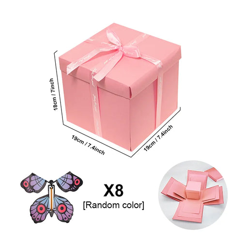 Handmade Surprise Gift Box Explosion Butterfly Fairy Flying Toy Toyland EU