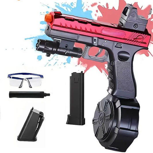 Electric Airsoft Pistol | Hydrogel Shot | Auto Fire Mode | Adult Outdoor Play