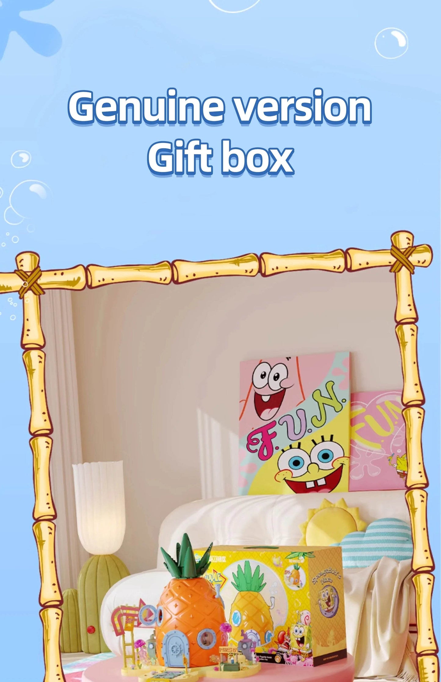 Spongebob Cartoon Krusty Krab Restaurant Building Blocks Toy - ToylandEU