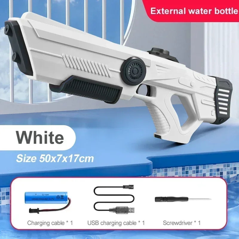 Electric Water Gun | 8-10m Range | Automatic Water Blaster