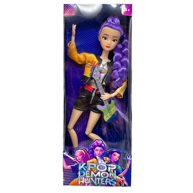 Kpop Demon Hunters Action Figure Dolls For Girls Collectible