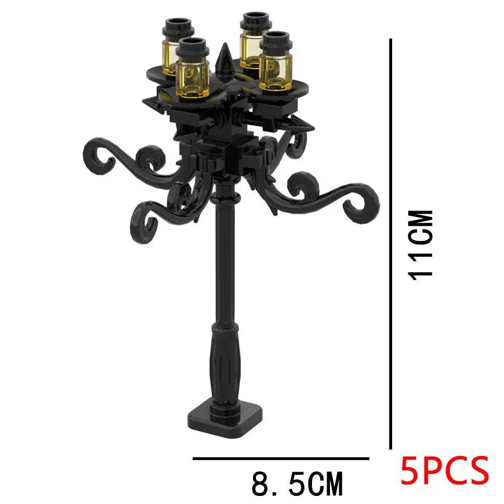 MOC City Series Scene Building Blocks Flower Shop Garden white poplar Men's restroom DIY Kids Toys Park Bench Street Lamp Toys - ToylandEU