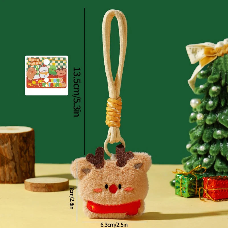 Christmas Plush Ornament | Santa Claus Snowman | Soft Touch Design